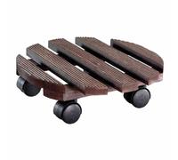 Wagner Rouleau pour plantes Multi Country / Soucoupe Ø30cm Palissandre