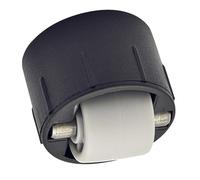 WAGNER Roulette pivotante souple - Diamètre : 15 mm - Boîtier en plastique noir - Diamètre : 26/25 x 13/5 mm - Tige en métal - Charge maximale : 50 kg - Fabriqué en Allemagne