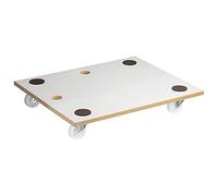 WAGNER Socle à roulettes MM 1359 I 59 x 48 x 10 cm - Charge 200 kg - Patins antidérapants I revêtement spécial I Facile à Nettoyer I pour Le Transport de Charges Lourdes - 20135901