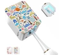 Wagner Stern. Désinfectant UV-C pour brosse à dents profonde pour la maison et les voyages, rechargeable par USB, conception 3D, compatible avec toutes les têtes de brosse. Automatique. (Voyage)