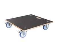 Wagner Support à roulettes pour Pot de Fleur Maxigrip 58 x 58 x 14,5 cm I intérieur + extérieur I Roule Pot en Bois certifié FSC® I 2 Freins I Capacité de Charge 300 kg I Made in Germany - 20135801