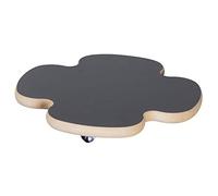 WAGNER Support à roulettes pour Pot de Fleur Noir Ø 33 x 4 cm I pour l'intérieur I Roule Pot en MDF avec revêtement en mélamine, Noir I Capacité de Charge 100 kg I Made in Germany - 20027601