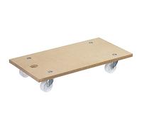 WAGNER Support Roulant pour Transport MM 1104 I 57,5 x 30 x 10 cm - Charge 200 kg - idéal pour Objets et Meubles encombrants I Panneau MDF I résistant et Robuste - 20110401