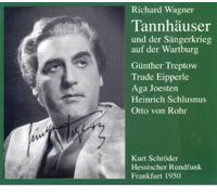 Wagner : Tannhäuser 1950. Schröder, Treptow, Schlusnus, Eipperle.