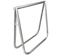 WAGNER Tréteau Rabattable Design - Exclusiv Style - Aluminium anodisé 78 x 74 x 25 cm, Tube diamètre 35 mm et Ovale 35 x 45 mm, Charge 100 kg, Polyvalent pour Tous Les Styles de pièces - 12641201