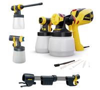 Wagner Universal Sprayer W 590 FLEXiO + rallonge de poignée 60 cm + Façade Brilliant et Corner & Reach + kit de nettoyage