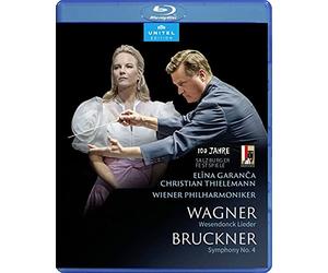 Wagner : Wesendonck-Lieder. Bruckner : Symphonie n° 4. Garanca, Thielemann. [Blu-ray]