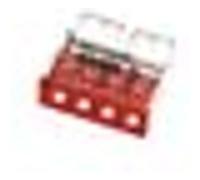 Borne de connexion - automatique 2273 - pour fils rigides - 4X0,5 A 2,5mm2 WAGO