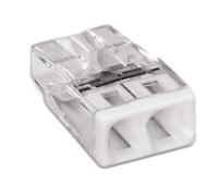 WAGO 100 Mini Bornes de Connexion Automatique 2 Entrées, Serre-joint