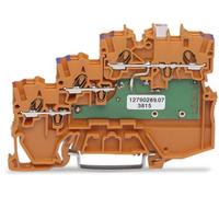 WAGO 2000-5372/1102-953 Bloc de jonction pour capteur à 3 étages 7 mm Push-In orange 15 pc(s)