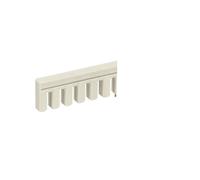 Wago 2002-410 10 Voie 25A Isolé Clipsable Pull Barre pour 2002 Séries Gris