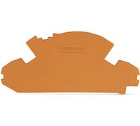 WAGO 2007-8892 Plaque d'extrémité et intermédiaire orange 50 pc(s)