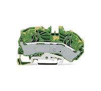 WAGO Borne de terre 2 conducteurs 2016-7607 12 mm ressort vert-jaune 20 pièces