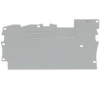 WAGO 2020-1391 Plaque de terminaison et de séparation gris 100 pc(s)