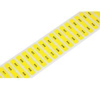 WAGO 210-807 Etiquette pour impression transfert thermique 20 x 8 mm Couleur de la surface de marquage: blanc Nombr