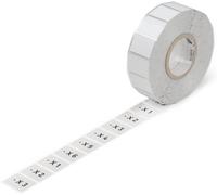 WAGO 210-854 210-854 Étiquettes pour imprimantes à transfert thermique Surface de marquage: 28 x 28 mm argent Nombre de marqueurs: 500 500 pc(s)