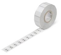 WAGO 210-858 210-858 Étiquettes pour imprimantes à transfert thermique Surface d'étiquetage: 22 x 22 mm argent Nombre de