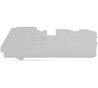 WAGO 2116-1391 Plaque d'extrémité et intermédiaire gris 100 pc(s)