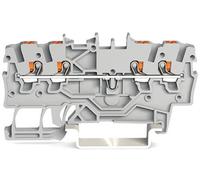 WAGO 2200-1401 Borne de passage 3.50 mm Push-In gris 100 pc(s)