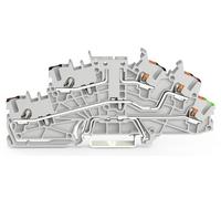 WAGO 2203-6543 Borne d'installation connexion Cage Clamp gris 50 pc(s)