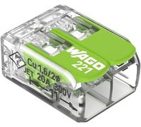 Borne de raccordement avec levier 2 fils Wago 221-422