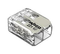 Adaptateur bornes Wago série 221 Ex à fixer sur rail DIN 35 Wago 221-501