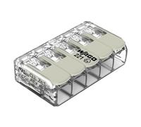 Wago 221-485 bornes de connexion compactes à 5 échelles 4 mm, Lot de 1