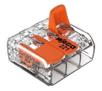 Wago 221-613 Boîte de 50 écrous à levier 3 conducteurs pour 10 AWG