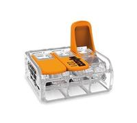 WAGO-COMPACT 221-613 Borne de connexion 3 conducteurs avec levier de commande jusqu'à 6 mm2