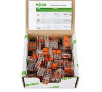 Wago - 887-995 - 221 Lot de 75 connecteurs de cable dans une boite refermable avec levier 221-412, 221-413, 221-415