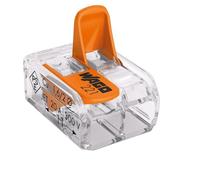 Wago 222-412 2-Port Levier Bornes Connecteurs - Gris (lot de 10)