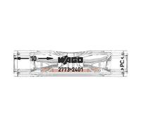 WAGO 2773-2401-100 Borne de passage flexible: - rigide: 0.75-4 mm² Nombre de pôles: 1 100 pc(s) tr