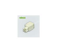 Wago 734-302/018-044 Connecteur mâle à 1 conducteur - 100% protégé contre le mismating - Pieds de montage encliquetables - 2 pôles