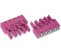 WAGO 770-285/080-000 Connecteur WINSTA MIDI femelle, droit Nombre total de pôles: 5 25 A rose 50 pc(s)