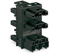 WAGO 770-608 Connecteur WINSTA MIDI mâle, droit Nombre total de pôles: 3 25 A noir 25 pc(s)
