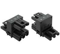 WAGO 770-635 - Répartiteur H WINSTA® MIDI, 3 broches, 1 connecteur mâle/2 conne