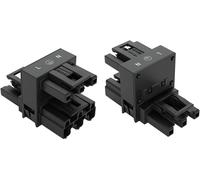 WAGO 770-635 Connecteur WINSTA MIDI Distributeur en H Nombre total de pôles: 3 25 A noir 50 pc(s)