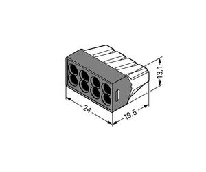 Wago 773 Connecteur de Fil - 773-108 [50 Pièces]