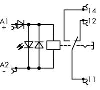 WAGO 789-1341 Relais industriel Tension nominale: 24 V/DC Courant de commutation (max.): 16 A 1 inverseur (RT) 1 pc(s)