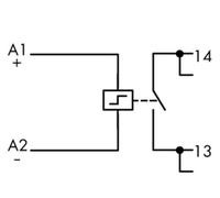 WAGO 789-571 Relais industriel Tension nominale: 24 V/DC Courant de commutation (max.): 16 A 1 NO (T) 1 pc(s)