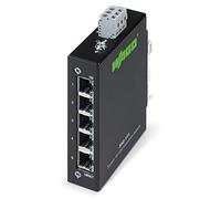 Wago 852-111 Fast Ethernet (10/100) Noir commutateur réseau - Commutateurs réseaux (Fast Ethernet (10/100), Full duplex, Grille de montage)
