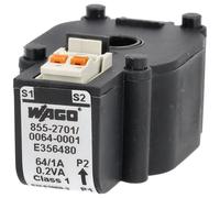 WAGO WAGO GmbH& Co. KG Transformateur de courant enfichable 64A/1A 855-2701/064-001 Quantité:1