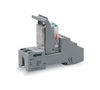 WAGO 858-324 Relaismodul, DC 24 V, 2 Wechsler, 12 A, mit Handbedienung, Statusanzeige Rot; 31 mmbreit, 1,50 mm²