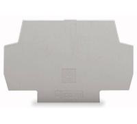 WAGO Flasque de fermeture 859-525 gris 100 pièces