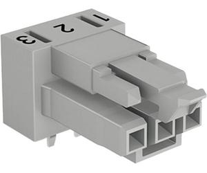 WAGO 890-854/011-000 Connecteur d'alimentation WINSTA MINI embase femelle horizontale Nombre total de pôles: 3 16 A gris 1 pc(s)