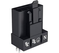WAGO 890-874 Connecteur d'alimentation WINSTA MINI embase mâle verticale Nombre total de pôles: 4 16 A vert olive 50 pc(s)