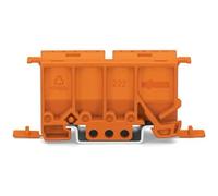 WAGO Adaptateur de Fixation, Série 222, pour Montage Sur Rail Ts35 Ou Montage par Vis, Orange, 222-500 (10 Pcs)