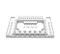 Wago Boîte de dérivation en saillie – Supports de bornes Série 221 intégrés – 4 mm² – Blanc (1 pc)