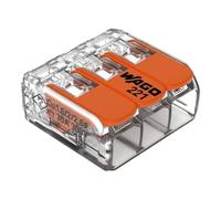 WAGO 221-613 - Borne de raccordement, 6 mm², 3 conducteurs