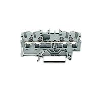 WAGO Borne de passage 4 conducteurs 2002-1401 TOPJOB S 2,5 mm² gris